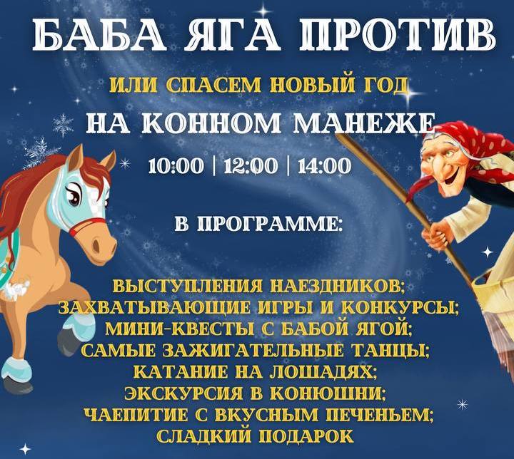 Новый год на конном манеже